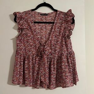 Shein Floral Top